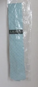 NWT $65 Ralph Lauren Black Label Silk Tie Aqua w/ Blue Polka Dots NIB - Picture 1 of 2