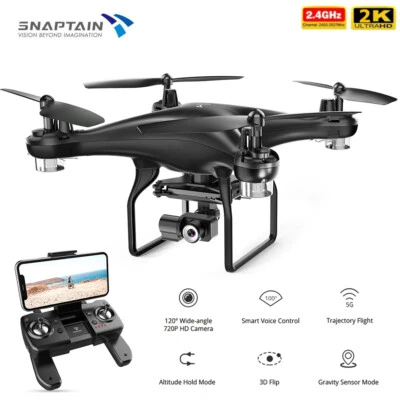 SNAPTAIN SP650 Pro RC Drone 1080P HD Live Video Selfie Camera Voice APP Control - Image 1 of 4