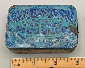 Lata de tabaco Edgeworth Plug Slice vintage (vacía) - Imagen 1 de 2