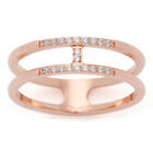 Leonardo Jewels Ring Altina Ciao, Größe 16, Edelstahl IP rosé gold, Zirkonia