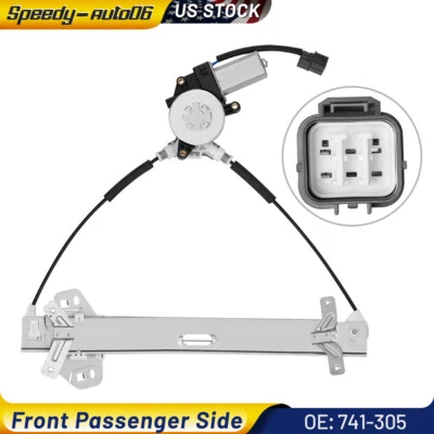 For 2003-2007 Honda Accord Coupe Front Right Power Window Regulator With Motor - Image 1 of 4