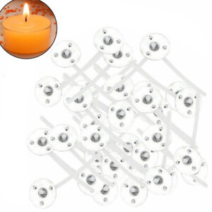 200 Pack Pre Waxed Candle Wicks With Sustainers For Making Tea light Candles