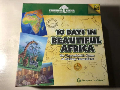 10 Days In Beautiful Africa Board Game (2009) Grapevine Star NEW Out Of The Box - Image 1 of 4