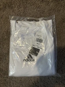 NEW Men’s ADIDAS T-Shirt Short Sleeve Size 4XL Dri-Fit Athletic Tee Center Logo - Picture 1 of 7
