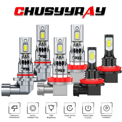 Combo 6x faros LED altos bajos + kit de faros antiniebla para Honda Pilot 2006-2018 Foto 1 de 4