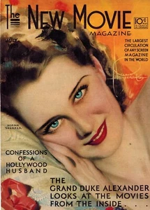 Schönes Cover des neuen Films JULI 1931 mit NORMA SCHERER von ROLF ARMSTRONG - Bild 1 von 1
