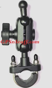 Bike/Motorcycle Handlebar Mount f/ Garmin 17mm Ball nuvi/zumo GPS Cradle Bracket