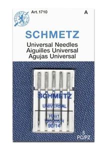 Size: 90/14 --- Universal - Home Sewing Machine Needles (130/705 H) by SCHMETZ - Picture 1 of 2