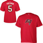 NFL Football Tee-Shirt Tampa Bay Buccaneers Josh Freeman 5 Rouge Logo