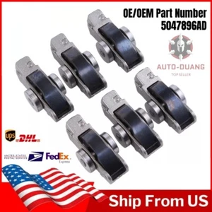 6 X Valve Rocker Arm Intake 5047896AD Fit For Dodge Jeep Chrysler 3.6L 2016-2024 - Picture 1 of 24