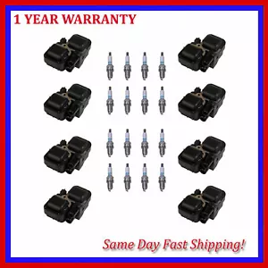 For Mercedes-Benz C240 C280 C320 C43 CL500 UF35 Ignition Coil & Spark Plug Set - Picture 1 of 4