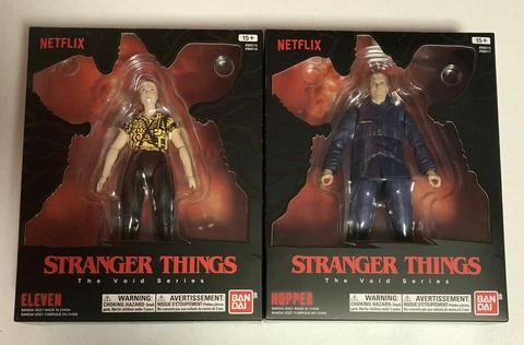 Bandai Stranger Things The Void Series 1 Hopper & Eleven Netflix. Brand New! Cover