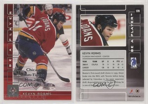 2001 ITG Be A Player Memorabilia Ruby Chicago Sun-Times Nov /10 Kevyn Adams #178