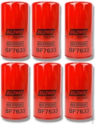 BF7633 Baldwin Fuel Filter Compatible With Caterpillar 1R0750 (Pack of 6) - Image 1 of 2