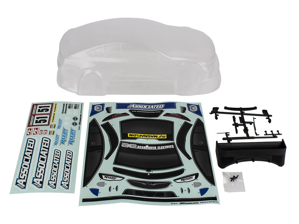 Team Associated Apex2 Sport ST550 Clear Body w/Sticker 31916 - Image 1 of 1