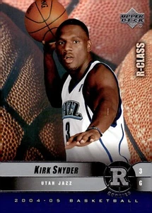 2004 Upper Deck R-Class Basketball Card #107 Kirk Snyder Utah Jazz - Picture 1 of 2