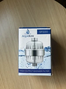 AquaBliss Shower Filter SF100 Chrome High Output Multi-stage Water Filtration