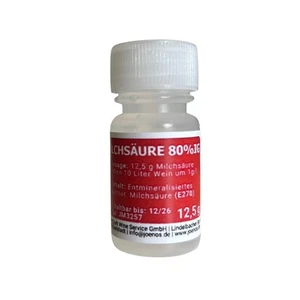 Joenos Milchsäure 80% - zum Ansäuern von Most und Wein 10 ml - Bild 1 von 2