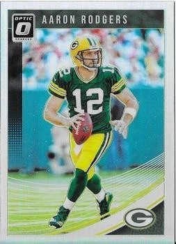 Aaron Rodgers 2018 Donruss Optic #37 Holo Green Bay Packers - Image 1 of 2