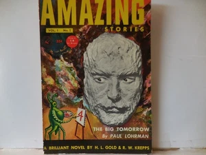Amazing Stories October 1953 - Paul Lohrman, H. L. Gold, Richard Matheson - Picture 1 of 3