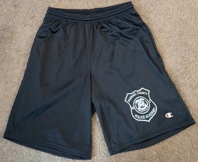 Pantalones Cortos Clásicos de Malla Champion Passaic County Police Academy Nueva Jersey Para Hombre S Foto 1 de 4
