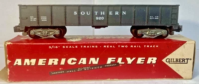 American Flyer 920 Southern Gondola in 24115 Box From the 20545 Pathfinder Set ! - Image 1 of 4
