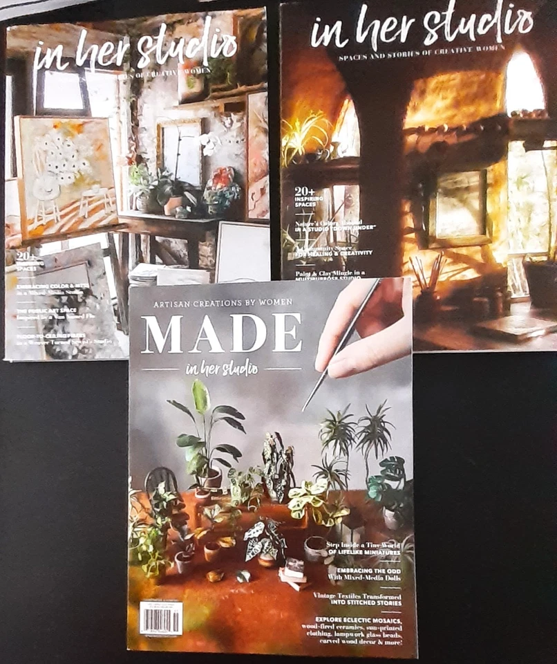 "IN HER STUDIO"  Vol. 7 Issue 1 & 2, 2024/2025 &  Vol. 1  2025  MADE - Image 1 of 2