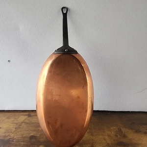 Matfer Bourgeat Large Oval Copper Frying Pan 36 Made in France - Picture 1 of 15
