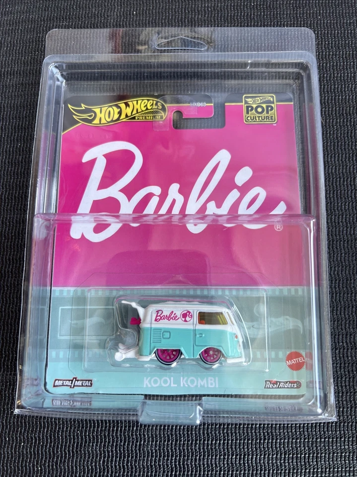 Hot Wheels Premium BARBIE Kool Kombie Surf VW Volkswagen Bus Protector Case - Image 1 of 3