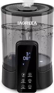 IAGREEA 5L Cool Mist Humidifier, Quiet Ultrasonic, Auto Off, Essential Oil Tray - Picture 1 of 15