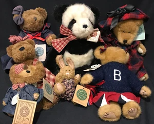 Lot of BOYD'S Collectible Plush - 5 Bears & a Rabbit - All With Original Tags - Picture 1 of 20