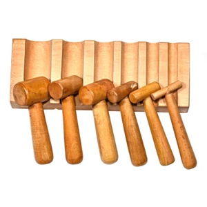 Swage Forming Block Wood U Channel Holes Dapping Doming Tool Shaping Jewellers - Picture 1 of 3