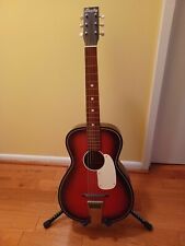  Harmony Barclay Acoustic Guitar 1960's with case concert Right handed. *READ* for sale