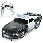 KidiRace Remote Control Police Car with Flashing Lights & Sounds 