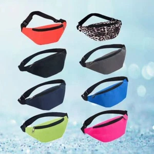 Bolso de cintura de color liso - bandolera de viaje deporte festival - Imagen 1 de 13