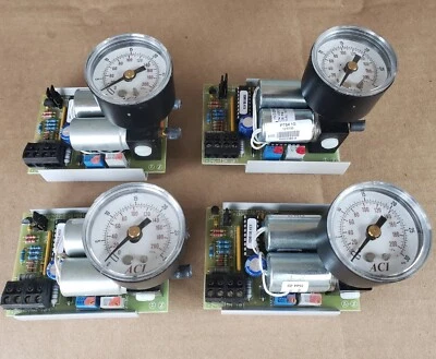 Lot of 4 ACT FP to Pressure HVAC Interface PTS4.1G w/ Gauge Siemens Schneider - Image 1 of 4