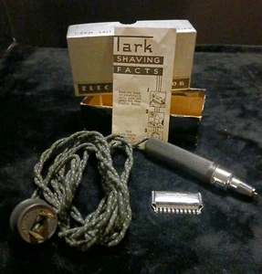 Vintage1 1930's TARK Aristocrat Electric Razor Wisk Beard Off  Like Magic Box - Picture 1 of 10