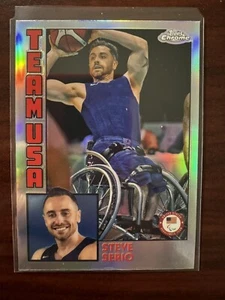 2024 Topps Chrome U.S. Olympic #84T-20 Steve Serio Para Basketball - Picture 1 of 2