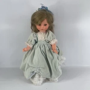 Vintage Furga Doll Italy Sleep Eyes Lashes Cry Box 14” Dress Shoes B - Picture 1 of 20