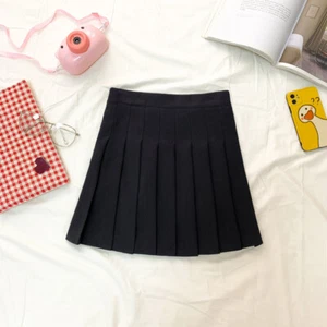 Women High Waist Skater Mini Flared Pleated Skirt Short Tennis Pencil Skirt Cute - Picture 1 of 26