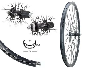 Hinterrad 28 Zoll DH21 Disc schwarz Shimano XT M8000 Centerlock 8-10 fach 21-622 - Bild 1 von 1
