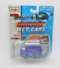 Fresh Metal Burnin' Key Cars Blue Hot Rod Toy Diecast 1:64 Vehicle Maisto 2010