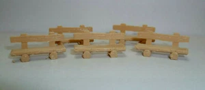 5er Set Parkbank Balkenbank Beige Modellbau Spur TT im Masstab 1:120 Diorama - Bild 1 von 5