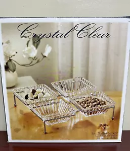Alexandria Crystal Clear 5pc Buffet Server w/Box #323192-GB - Picture 1 of 4