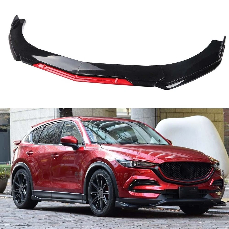 Parachoques delantero para Mazda CX3 CX-30 CX5 CX-50 CX9 SUV divisores de labios moldura de alerón Foto 1 de 4