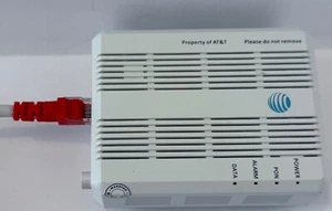 FIBER OPTIC NETWORK TERMINAL ONT AT&T Internet, P/N 3FE56389ACBH, AS-IS UNTESTED - Afbeelding 1 van 6