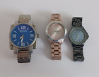 Lot 3 Men & Women Wrist Watches Kenneth Cole Charming Charlie - For Parts/Repair