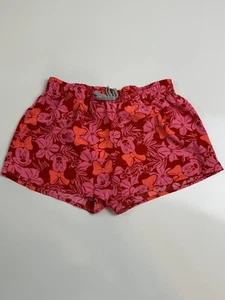Disney Minnie Mouse Pink Summer Athletic Shorts Size M 7/8 Lightweight - Picture 1 of 9