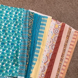 Sedona Sunrise 15 FAT QUARTERS In Vibrant Colors by connecting threads - Picture 1 of 12