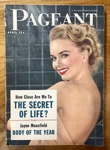 Pageant Magazine (April, 1956) - vintage digest, Jayne Mansfield, Shirley Bonne - Picture 1 of 11